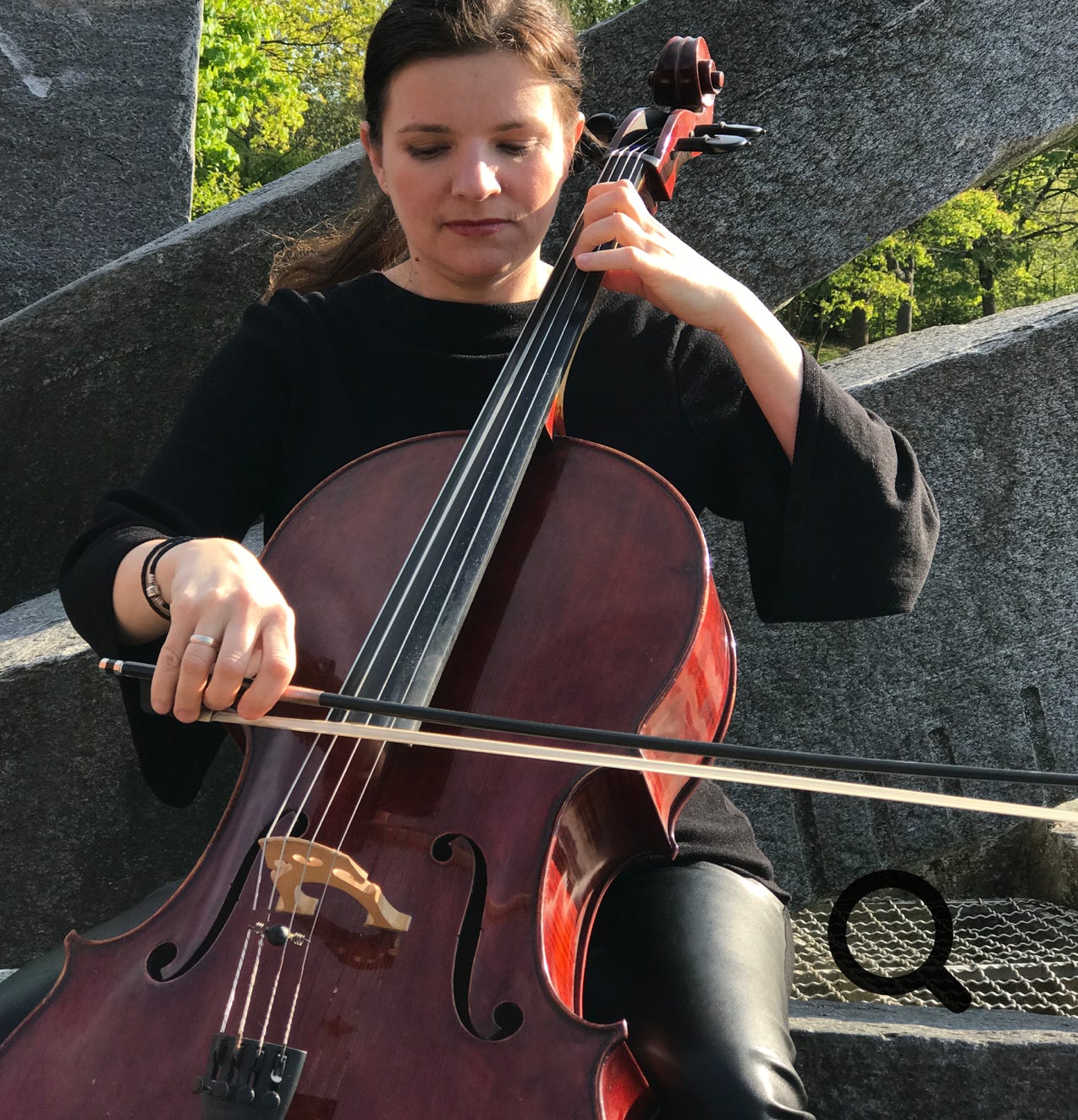 Hanna Grymel-Babinecz am Cello